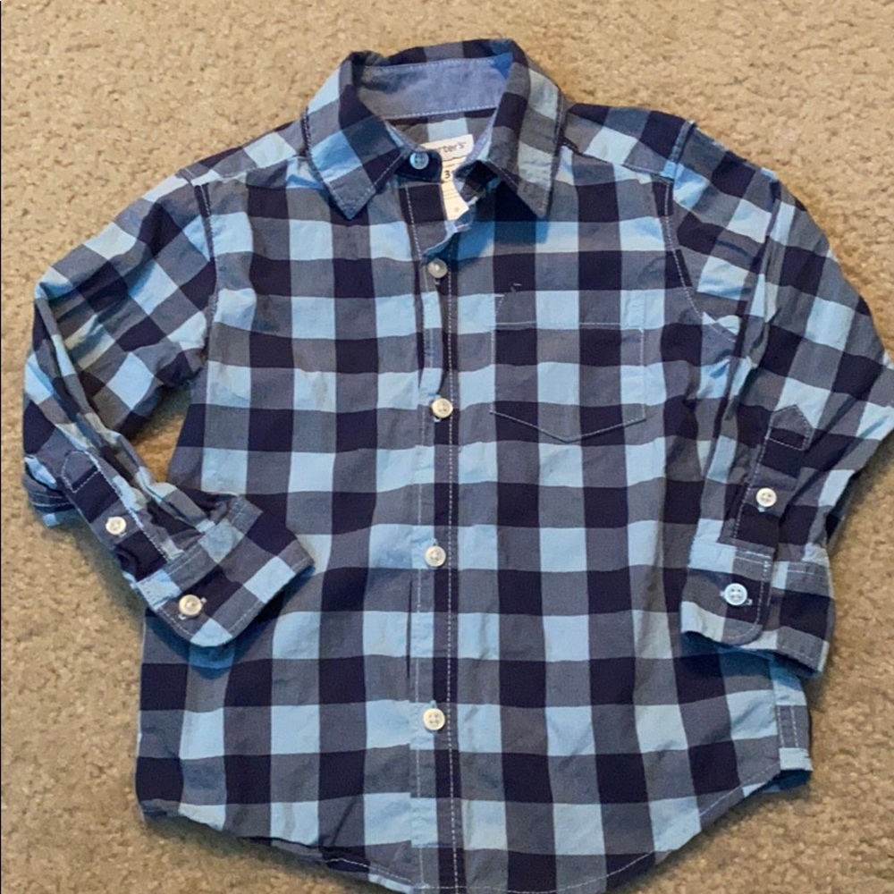 3t button up boys shirts